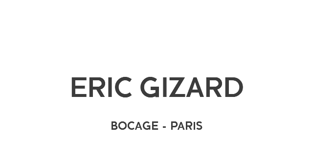  ERIC GIZARD BOCAGE - PARIS